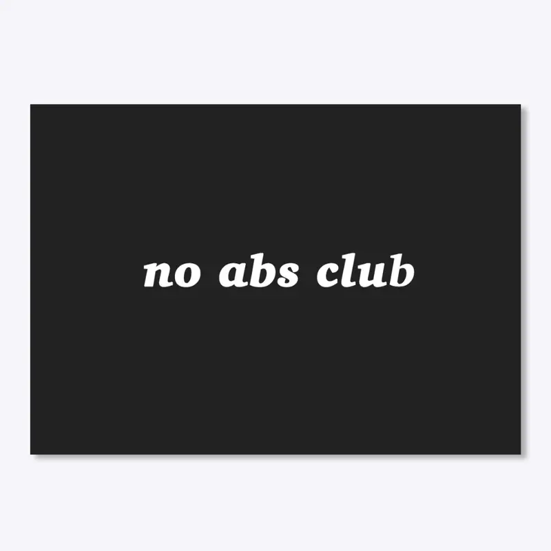 no abs club